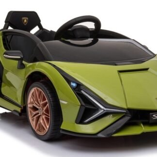 Coche eléctrico infantil Lamborghini Sian 12V,MANDO RC PARENTAL, Verde,  INDA378-RA-QLS-6388.CR
